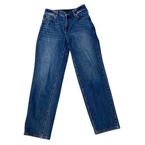 Talbots Women's 2P Jeans High Waist Relaxed Jeans Petite Blue Casual Pants